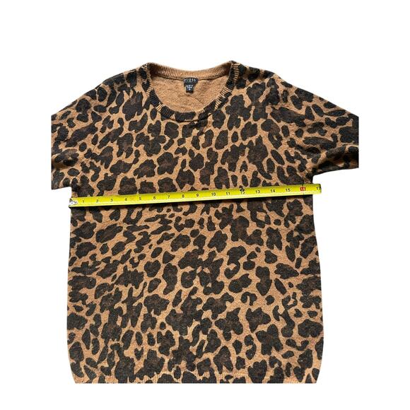 Guess Womens/Teen Leopard Print Sweater Size Small - Picture 3 of 7